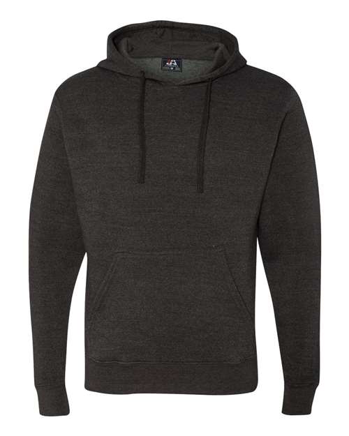J. America 8620 Men's Cloud Fleece Hooded Sweatshirt - Charcoal Heather - front