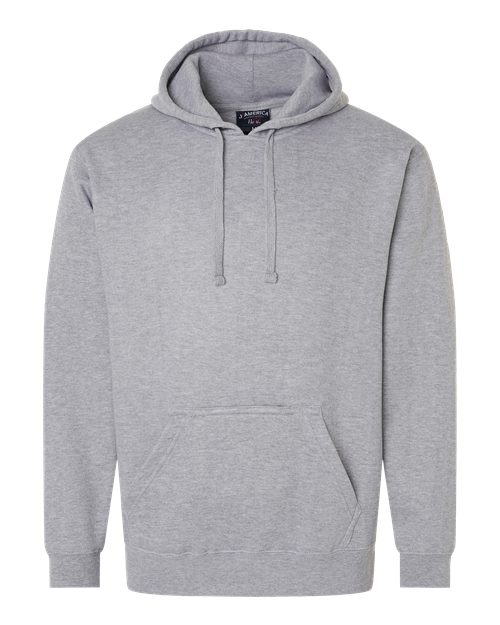 J. America 8815 Men's Tailgate Hooded Sweatshirt - Oxford - front