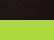 YP Classics 6089M Premium Flat Bill Snapback Cap - Black/ Neon Green - swatch