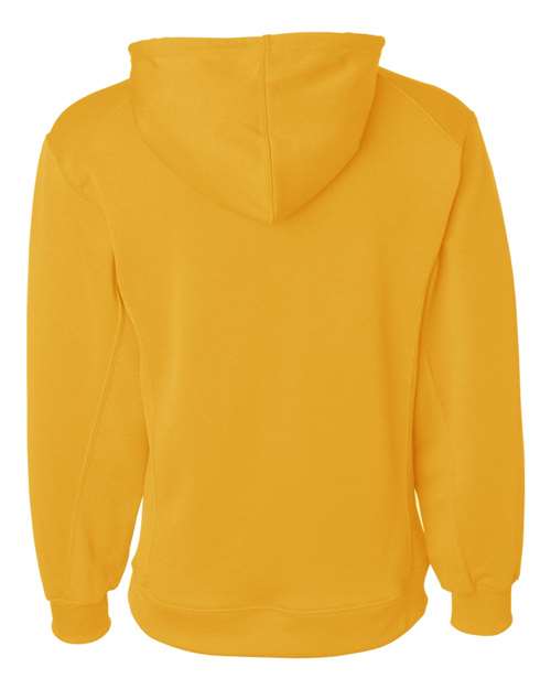 Badger 1454 Men's Performance Fleece Hooded Sweatshirt - Gold - back