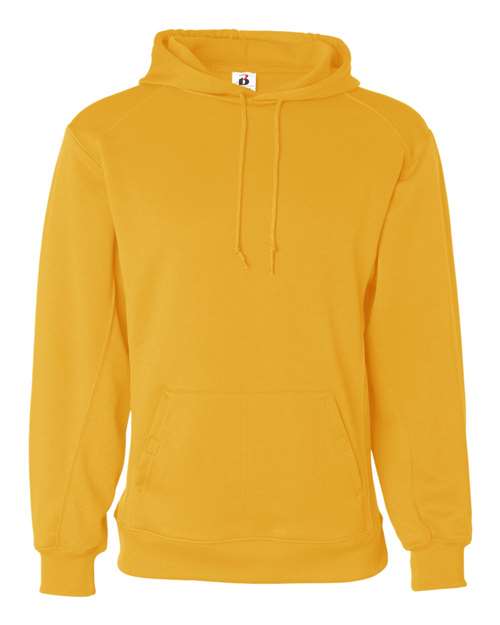Badger 1454 Men's Performance Fleece Hooded Sweatshirt - Gold - front