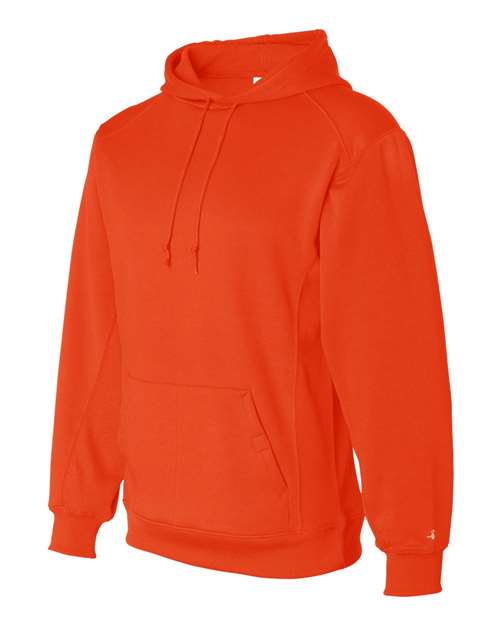 Badger 1454 Men's Performance Fleece Hooded Sweatshirt - Burnt Orange - side