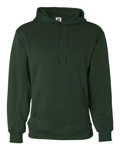 Badger 1454 Men's Performance Fleece Hooded Sweatshirt - Forest - front
