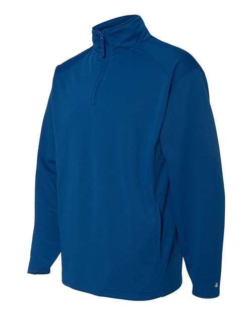 Badger 1480 Men's Performance Quarter-Zip Pullover - Royal - side