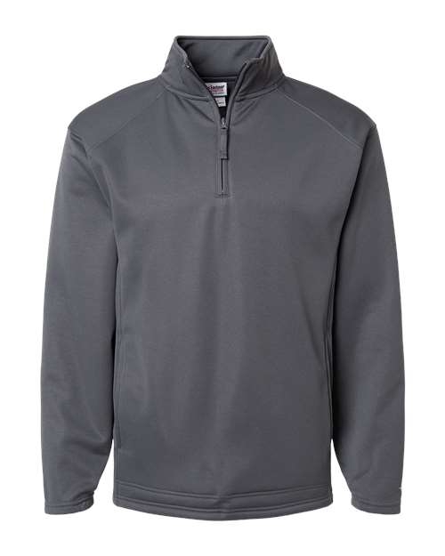 Badger 1480 Men's Performance Quarter-Zip Pullover - Graphite - front
