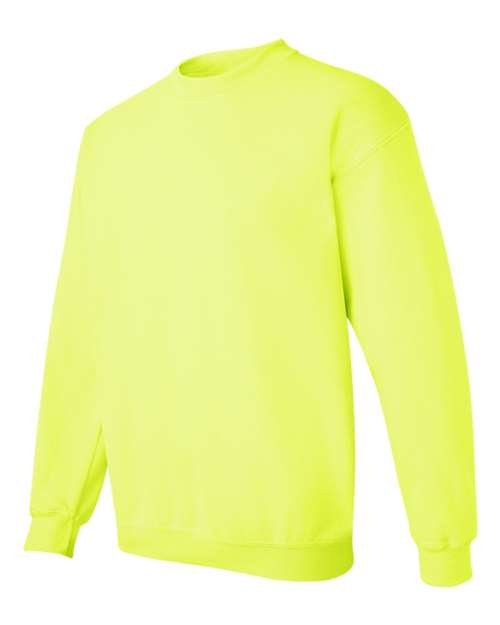 Gildan 18000 Unisex Heavy Blend™ Crewneck Sweatshirt - Safety Green - side
