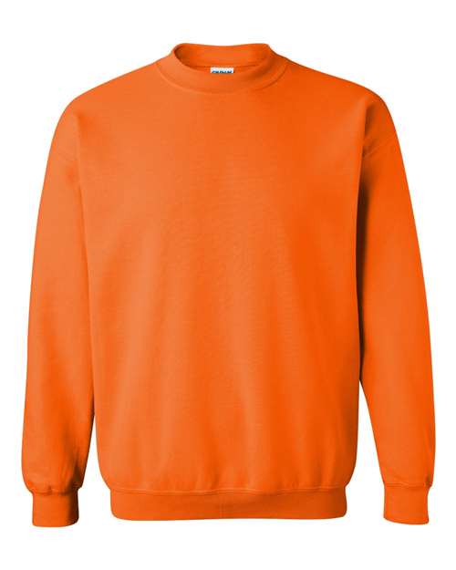 Gildan 18000 Unisex Heavy Blend™ Crewneck Sweatshirt - Safety Orange - front