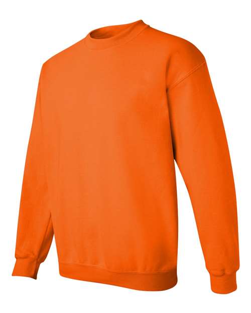 Gildan 18000 Unisex Heavy Blend™ Crewneck Sweatshirt - Safety Orange - side