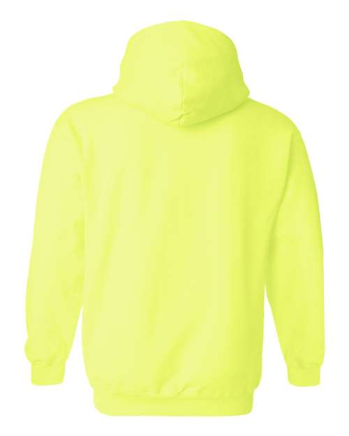 Gildan 18500 Unisex Heavy Blend™ Hooded Sweatshirt - Safety Green - back