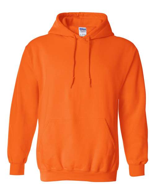 Gildan 18500 Unisex Heavy Blend™ Hooded Sweatshirt - Safety Orange - front