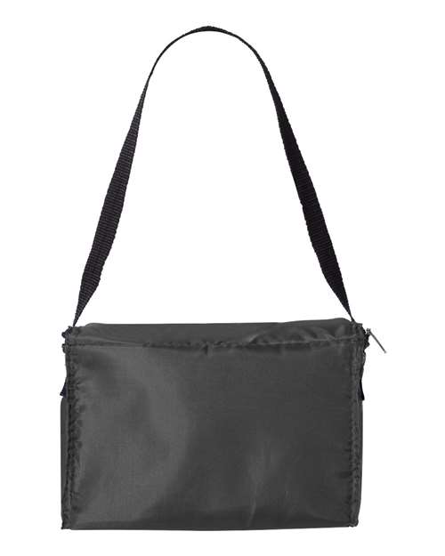 Liberty Bags 1691 Joe 6-Pack Cooler - Black - back
