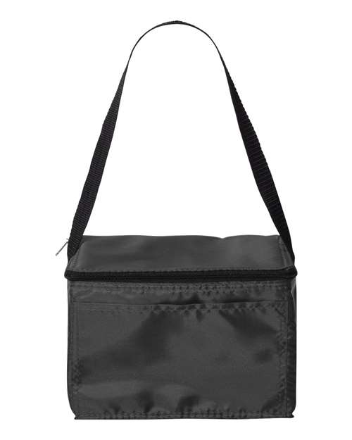 Liberty Bags 1691 Joe 6-Pack Cooler - Black - front
