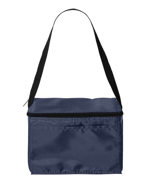 Liberty Bags 1691 Joe 6-Pack Cooler - Navy - front