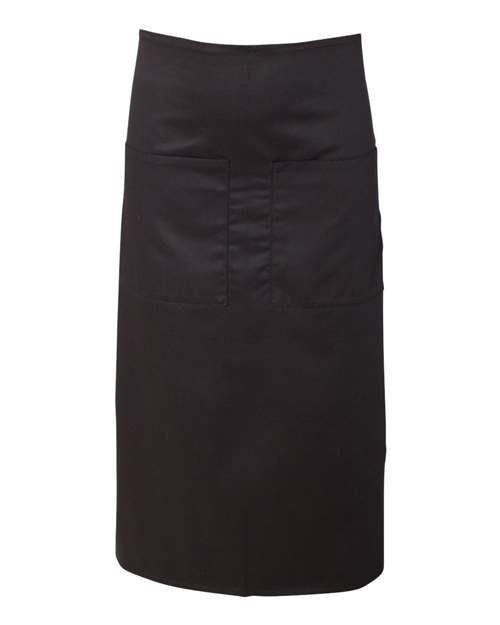 Liberty Bags 5508 Bistro Apron - Black - front