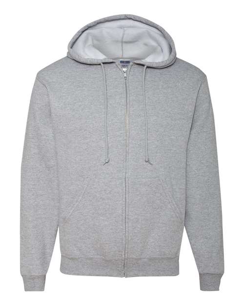 JERZEES 993MR Unisex NuBlend® Full-Zip Hooded Sweatshirt - Athletic Heather - front