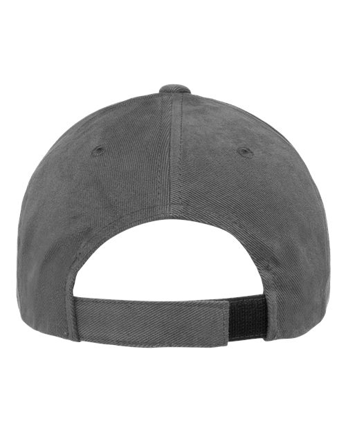 YP Classics 6363V Structured Brushed Twill Cap - Dark Grey - back