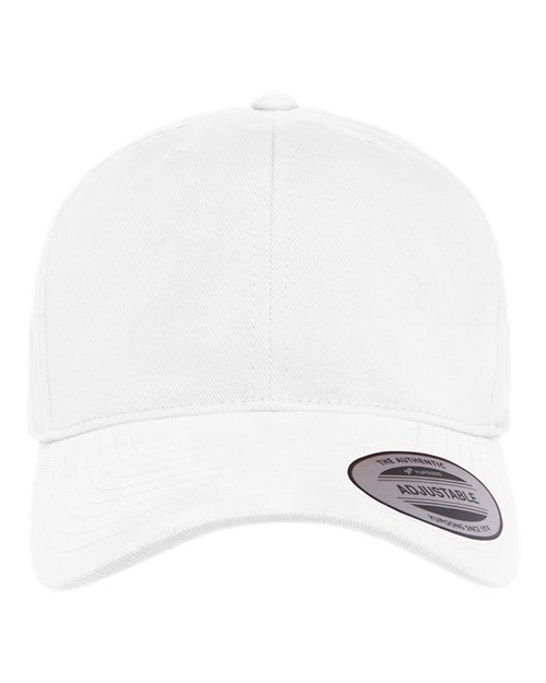YP Classics 6363V Structured Brushed Twill Cap - White - front