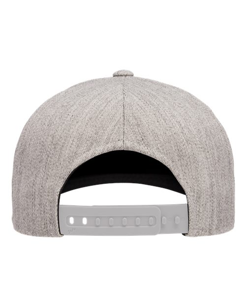 Flexfit 110F 110® Snapback Cap - Heather Grey - back