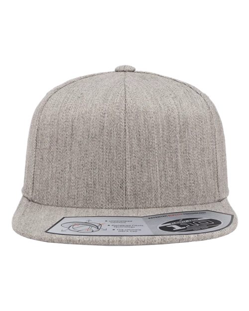 Flexfit 110F 110® Snapback Cap - Heather Grey - front