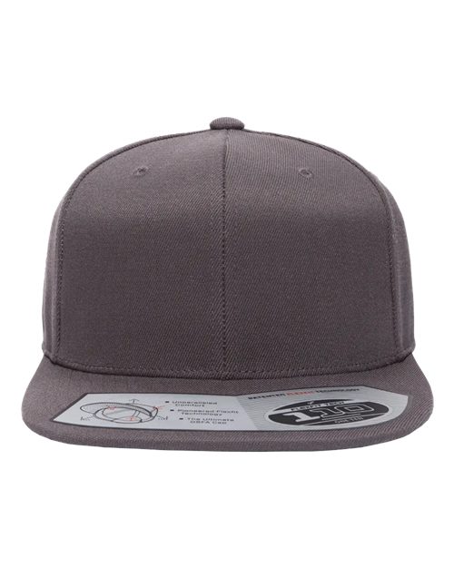 Flexfit 110F 110® Snapback Cap - Dark Grey - front