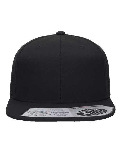 Flexfit 110F 110® Snapback Cap - Black - front