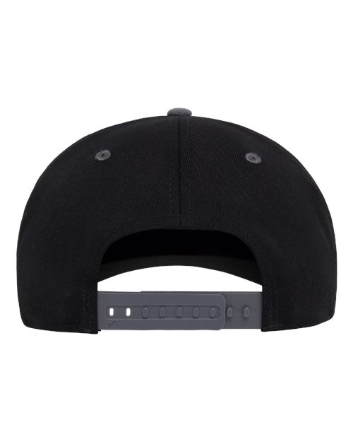 Flexfit 110F 110® Snapback Cap - Black/ Grey - back