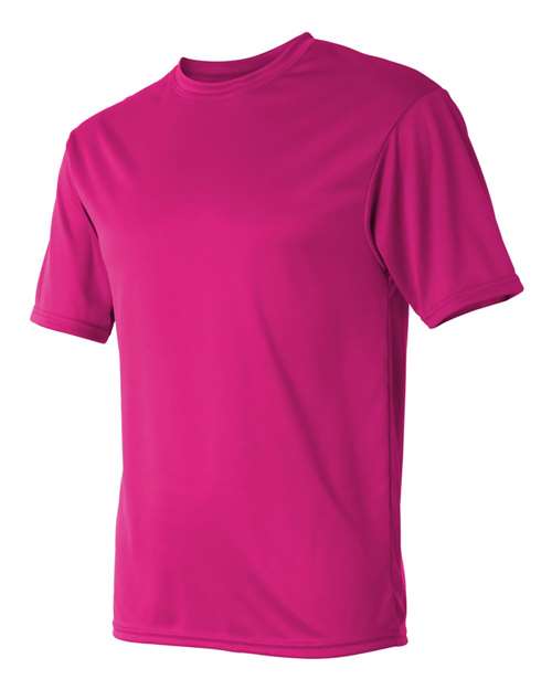C2 Sport 5100 Unisex Performance T-Shirt - Hot Pink - side