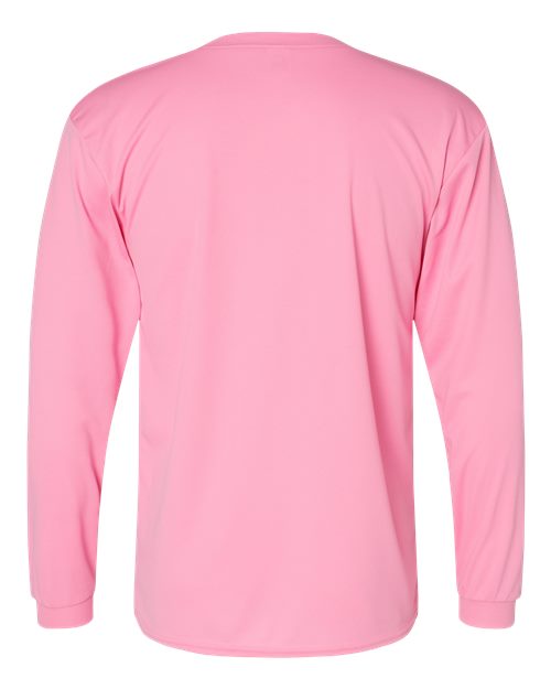 C2 Sport 5104 Unisex Performance Long Sleeve T-Shirt - Pink - back