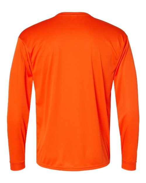 C2 Sport 5104 Unisex Performance Long Sleeve T-Shirt - Burnt Orange - back