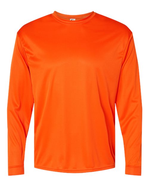 C2 Sport 5104 Unisex Performance Long Sleeve T-Shirt - Burnt Orange - front