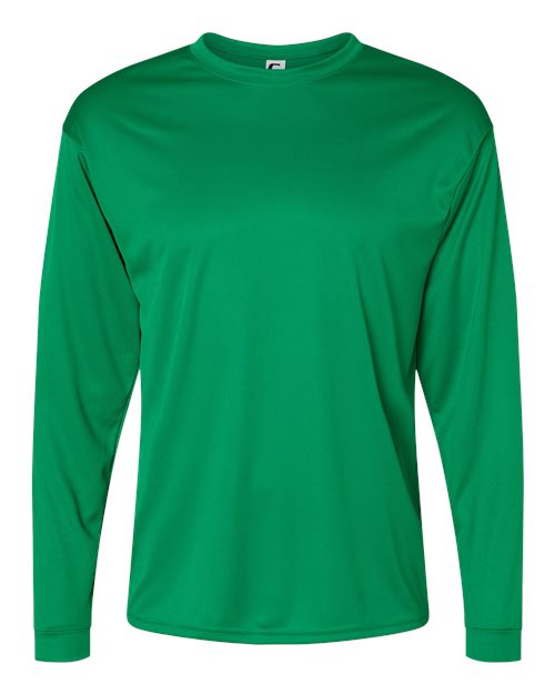 C2 Sport 5104 Unisex Performance Long Sleeve T-Shirt - Kelly - front