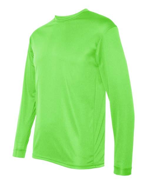 C2 Sport 5104 Unisex Performance Long Sleeve T-Shirt - Lime - side