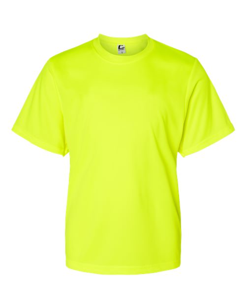 C2 Sport 5200 Youth Performance T-Shirt - Safety Yellow - front