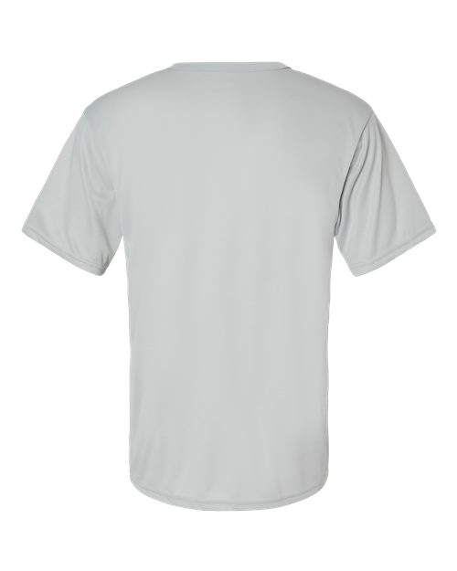 Alleson Athletic 7930 Men's B-Core Placket Jersey - Silver - back