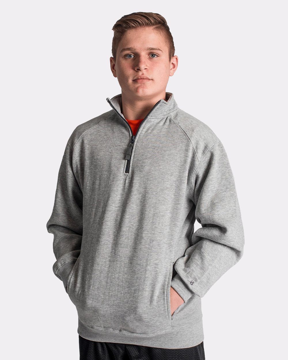 Badger 1286 Men's Quarter-Zip Sweatshirt - style