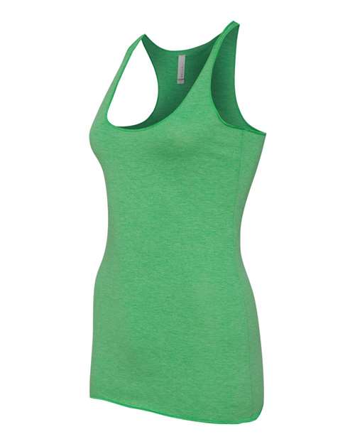BELLA + CANVAS 8430 Women's Triblend Racerback Tank - Green Triblend - side