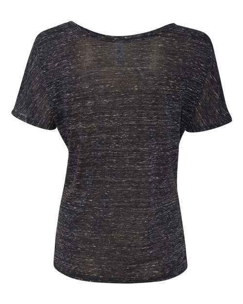 BELLA + CANVAS 8816 Women’s Slouchy Tee - Black Marble - back