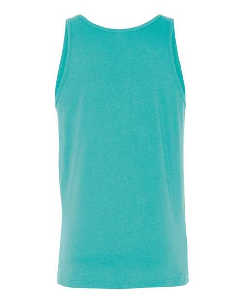 BELLA + CANVAS 3480 Jersey Tank - Teal - back