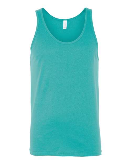 BELLA + CANVAS 3480 Jersey Tank - Teal - front