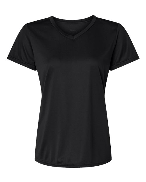 Augusta Sportswear 1790 Women's Nexgen Performance V-Neck T-Shirt - Black - front