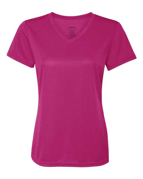Augusta Sportswear 1790 Women's Nexgen Performance V-Neck T-Shirt - Power Pink - front