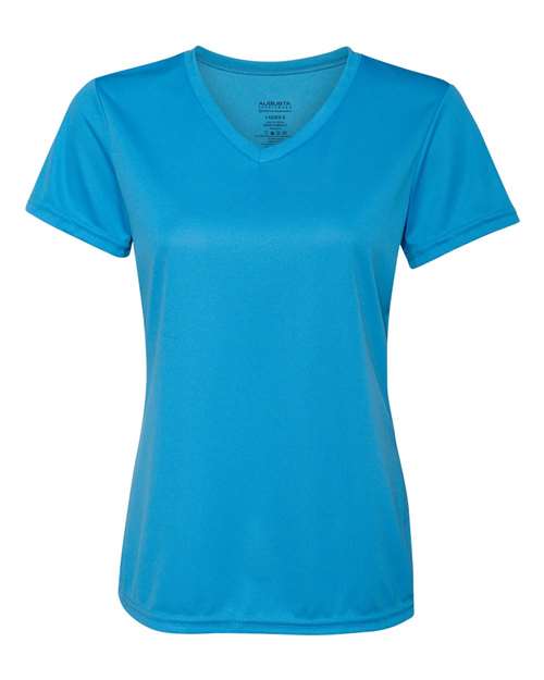 Augusta Sportswear 1790 Women's Nexgen Performance V-Neck T-Shirt - Power Blue - front