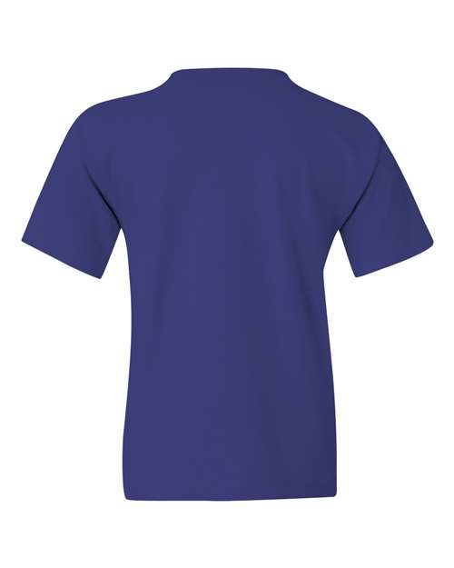 Gildan 5000B Youth Heavy Cotton™ T-Shirt - Cobalt - back