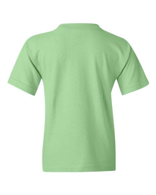 Gildan 5000B Youth Heavy Cotton™ T-Shirt - Mint Green - back