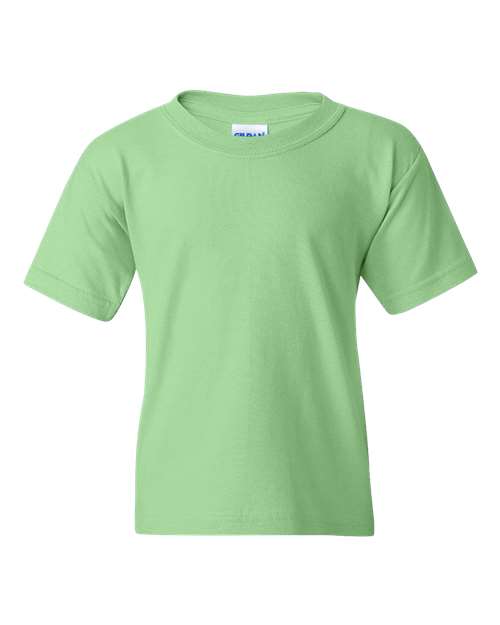 Gildan 5000B Youth Heavy Cotton™ T-Shirt - Mint Green - front
