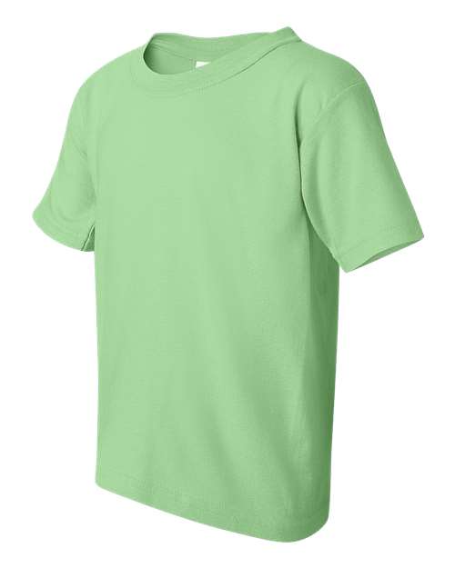 Gildan 5000B Youth Heavy Cotton™ T-Shirt - Mint Green - side
