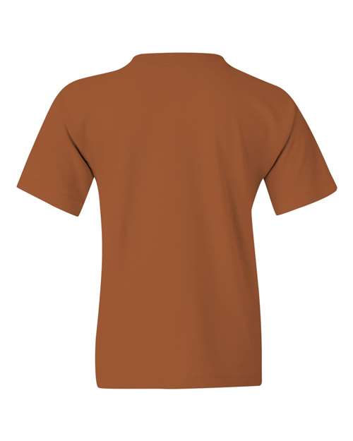 Gildan 5000B Youth Heavy Cotton™ T-Shirt - Texas Orange - back
