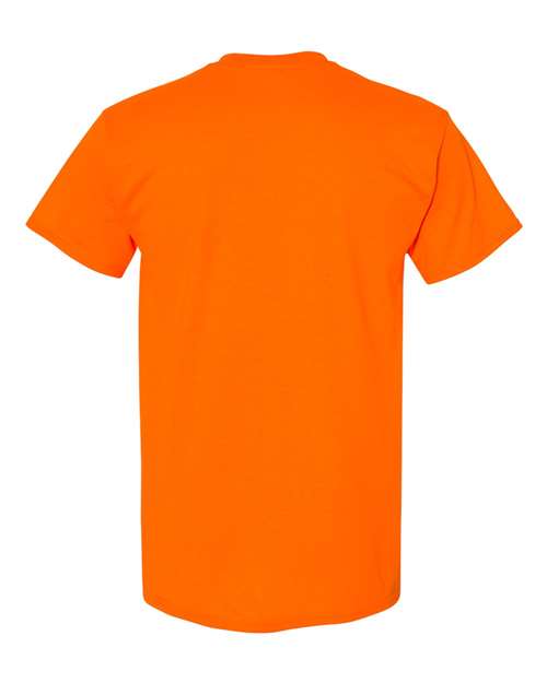 Gildan 5000B Youth Heavy Cotton™ T-Shirt - Safety Orange - back