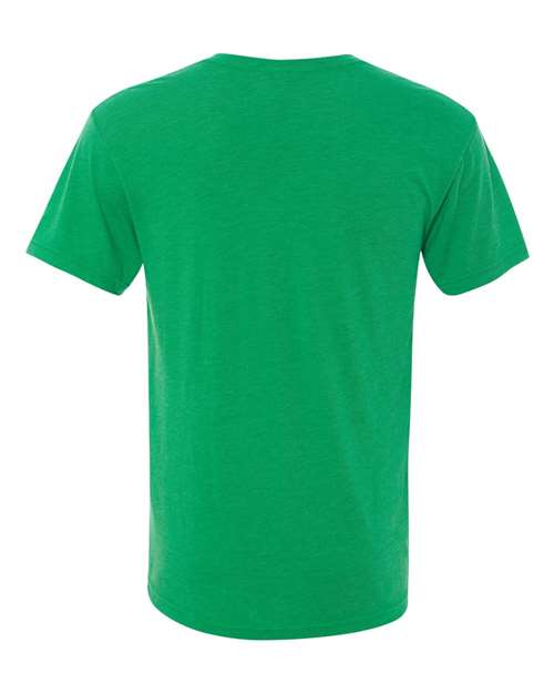 Next Level 6040 Men's Triblend V-Neck Tee - Envy - back