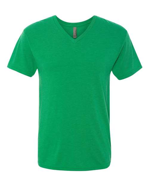 Next Level 6040 Men's Triblend V-Neck Tee - Envy - front